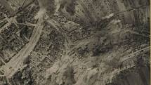 Bombardování Drnholce 7. května 1945.