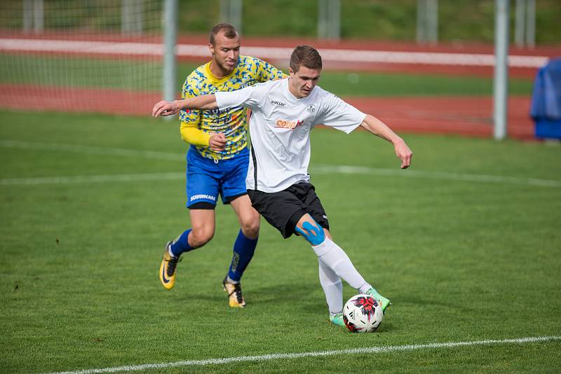 Fotbalové utkání mezi FC Slovan Havlíčkův Brod a MSK Břeclav.