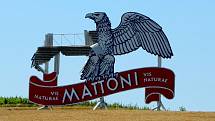 Orlice Mattoni je už desítky let symbolem dálnice D2 u Hustopečí. Nyní má poškozené pravé křídlo.