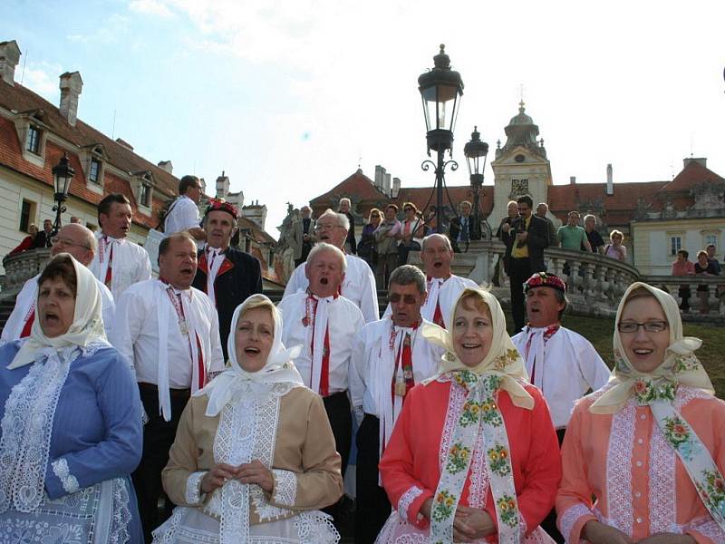 Lichtenštejn Hans Adam II. na Břeclavsku