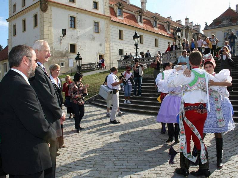 Lichtenštejn Hans Adam II. na Břeclavsku