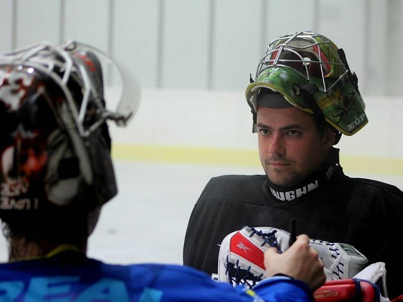 Břeclavští hokejisté se začali potit na ledě. Příprava jim potrvá měsíc a půl.