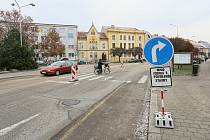 V centru Břeclavi skončilo dopravní omezení