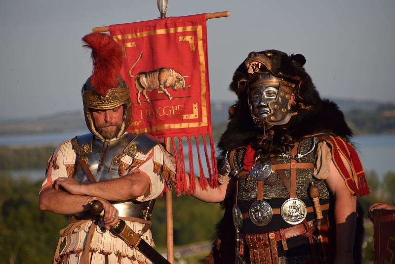 Hradisko u Mušova na Brněnsku hostilo první ročník Římsko-barbarského festivalu Germania subacta