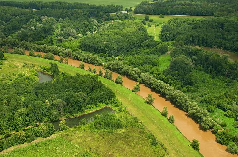 Oblast soutoku řek Moravy a Dyje bývá označována jako Moravská Amazonie.