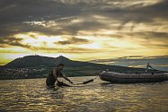 Evropský rybářský závod v lovu kaprů na Novomlýnské nádrži