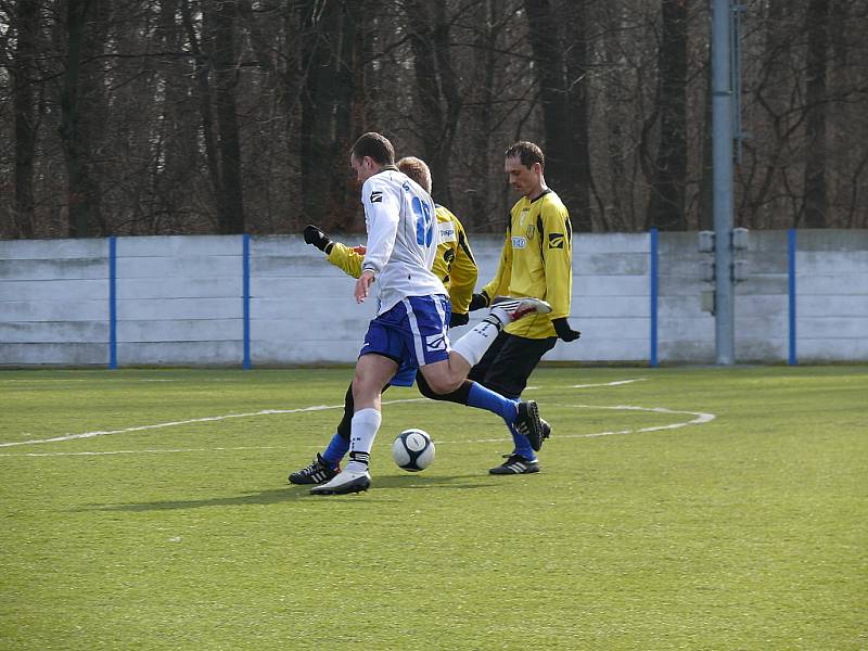 Břeclavské béčko MSK v utkání s dorostem.