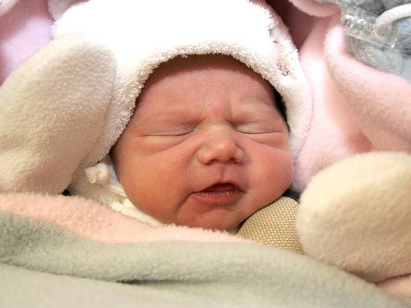 Klára Nováková, 14. 12. 2011, Horní Věstonice, 51 cm, 2,83 kg.