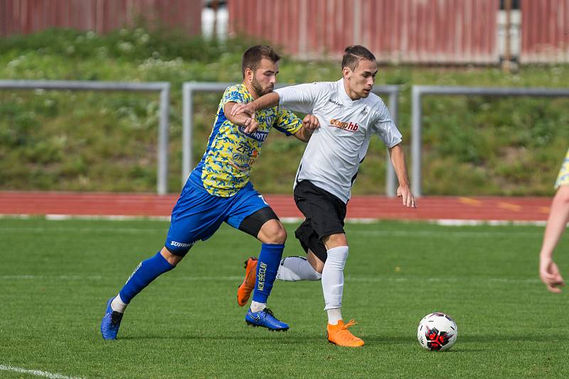 Fotbalové utkání mezi FC Slovan Havlíčkův Brod a MSK Břeclav.