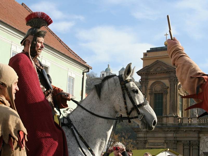 Svatý Martin na bílém koni nevynechal ani Mikulov.