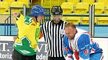 V neděli 19. září zažila Břeclav zcela unikátní hokejové utkaní.
