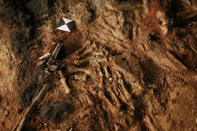 Archeologové nalezli na dně hradeb břeclavského zámku kostry tří lidí, kteří pravděpodobně zemřeli násilnou smrtí.