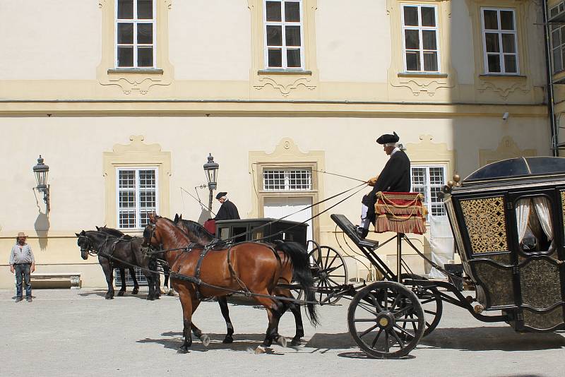 Natáčení minisérie Marie Terezie ve Valticích