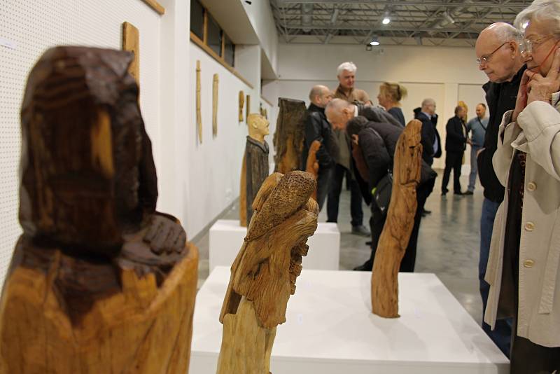 Umělecký řezbář Josef Fröhlich má novou výstavu Letokruhy v městském muzeu a galerii pod vodárnou.