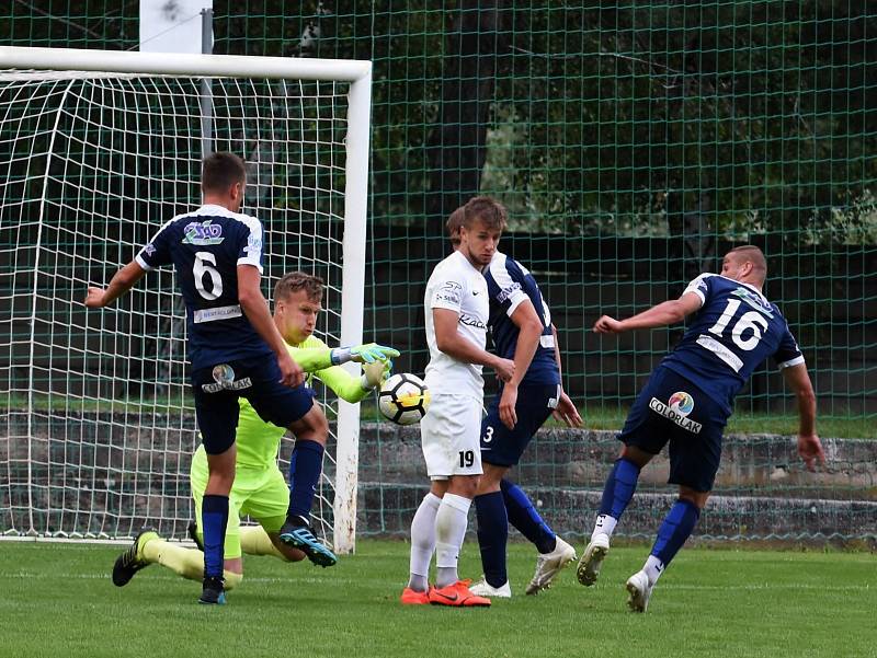 Fotbalisté Lanžhota remizovali s juniorkou Slovácka 1:1.