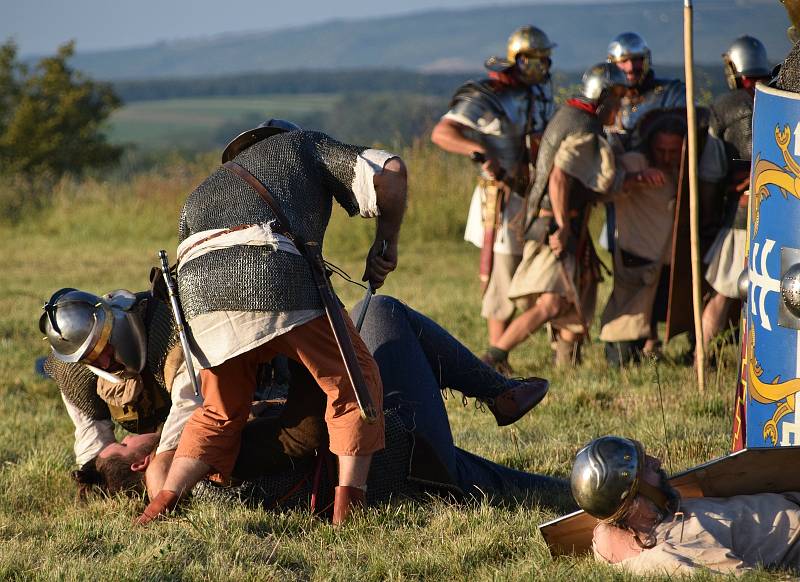 Hradisko u Mušova na Brněnsku hostilo první ročník Římsko-barbarského festivalu Germania subacta