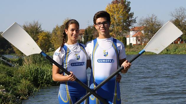 Markéta a Dalibor Nedělovi jsou chloubou břeclavského Slováckého veslařského klubu.