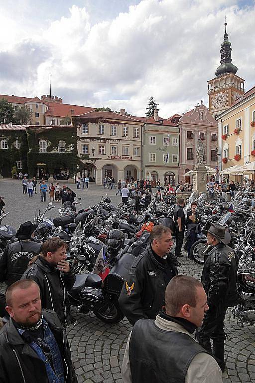 Motorkáři v Mikulově.