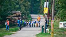 Osmého Svatováclavského běhu lednicko valtickým areálem se účastnllo 159 malých i dospělých běžců.