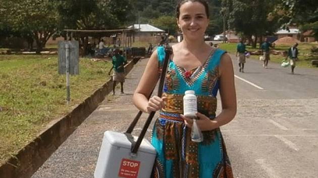 Jana Odrejková byla první dobrovolnicí Evropského centra mládeže Břeclav v africké Ghaně.