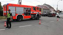 Dopravní nehoda dvou dodávek v břeclavské části Poštorná si vyžádala dvě zranění. Událost se se stala v sobotu před půl jedenáctou dopoledne v Hraniční ulici.