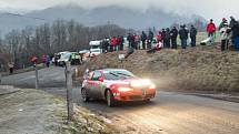 Hustopečská Alfa Romeo 147 s Radou a Jugasem na tratích 83. Rallye Monte Carlo.