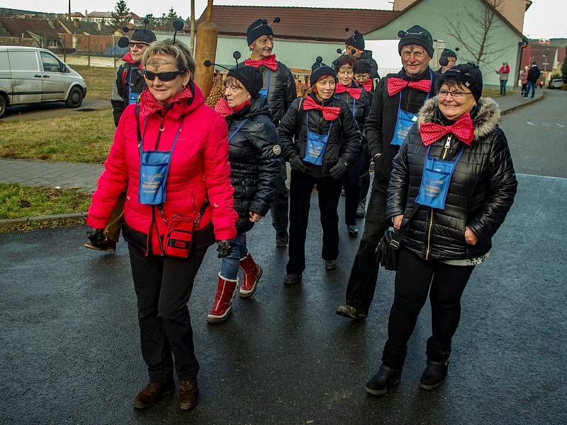 Ulice na Hradbách v Hustopečích ožila už po dvanácté masopustem.