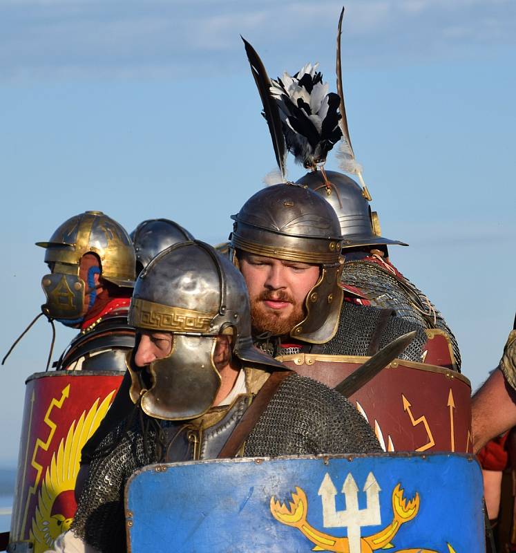 Hradisko u Mušova na Brněnsku hostilo první ročník Římsko-barbarského festivalu Germania subacta