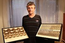 Za čtyřicet let Jaroslav Ciprys z Lanžhota nasbíral osm set padesát motýlů a chytá je dál.