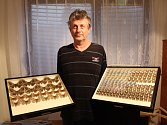 Za čtyřicet let Jaroslav Ciprys z Lanžhota nasbíral osm set padesát motýlů a chytá je dál.