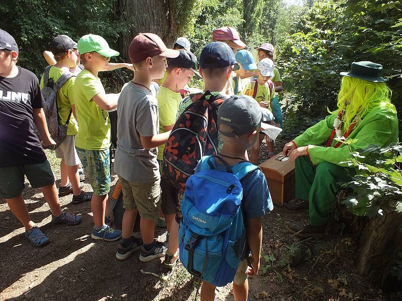 Malí turisté z lednického oddílu Oslíci si užili příměstský kemp,