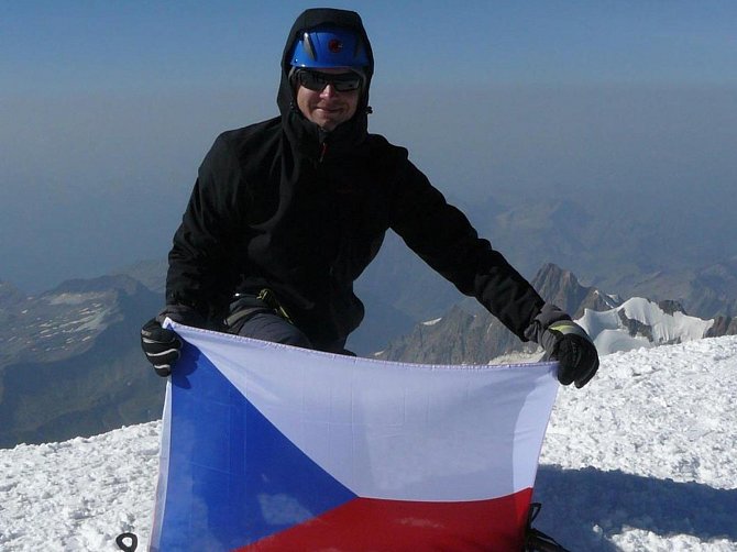 Jiří Dostoupil z Šakvic zdolal Mont Blanc.