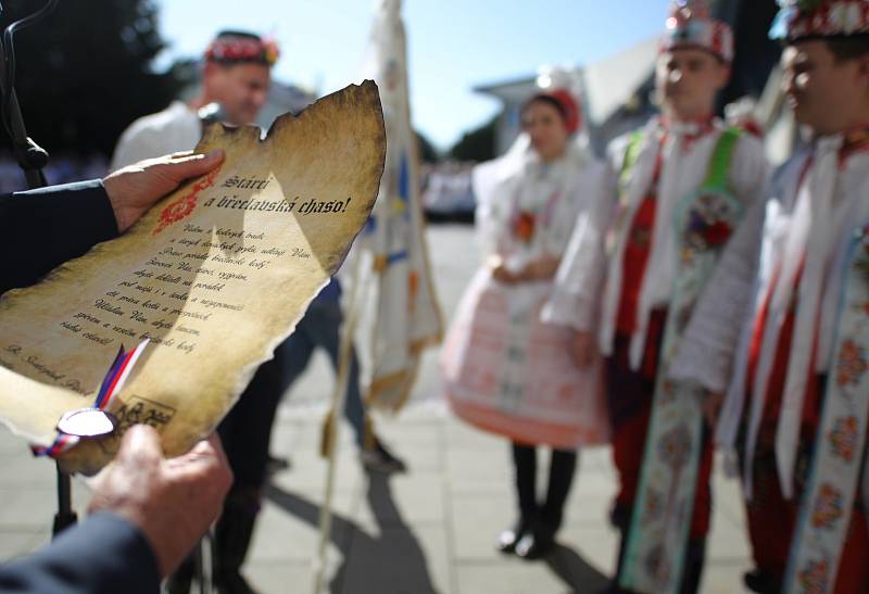  Břeclavské slavnosti přivítaly Patejdla i zahraniční folkloristy