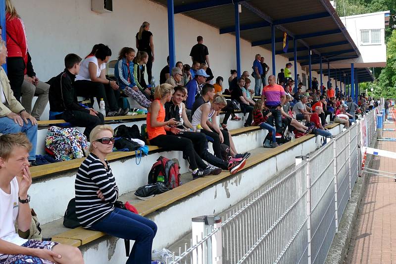 Břeclavští atleti hostili v sobotu na Lokomotivě 2. kolo první národní ligy.