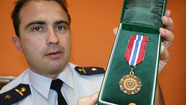 Velitel břeclavské požární stanice Tomáš Havlík.