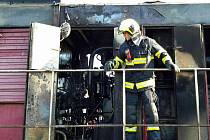 K požáru lokomotivy vyjížděli hasiči k Hruškám na Břeclavsku.
