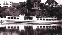 Po Horní nádrži vodního díla Nové mlýny se bude plavit Munot. Loď vyrobená v roce 1936 ve Švýcarsku.