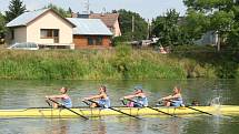 Slovácká regata se konala o víkendu na řece Dyji v Břeclavi. Tradičních veslařských závodů se zúčastnil i český olympionik Lukáš Helešic.