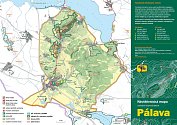 Nová servisní mapa Chráněné krajinné oblasti Pálava.