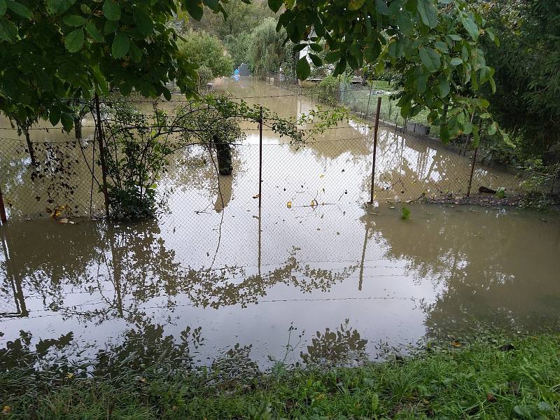 Sobotní situace u Hodonína od čistírny odpadních vod a můstku do Mikulčic.