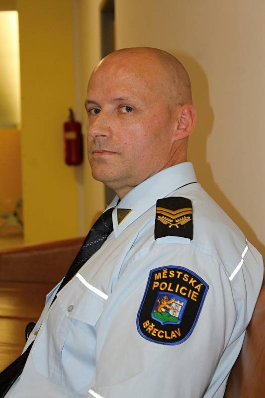 Zástupce velitele břeclavských strážníků Libor Büchler.