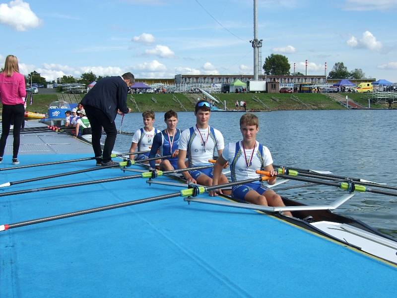 Břeclavští veslaři uspěli na mistrovství republiky.