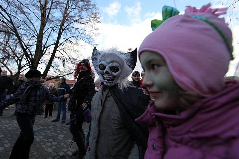 Karneval masek v Mikulově.