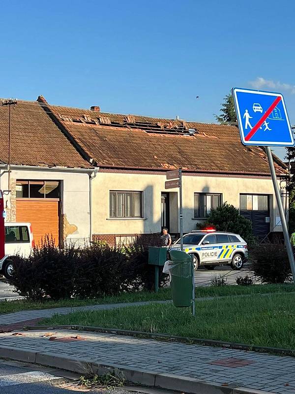 Vichřice napáchala škody také v Lanžhotě na Břeclavsku. Bylo to tornádo, potvrdili odborníci.