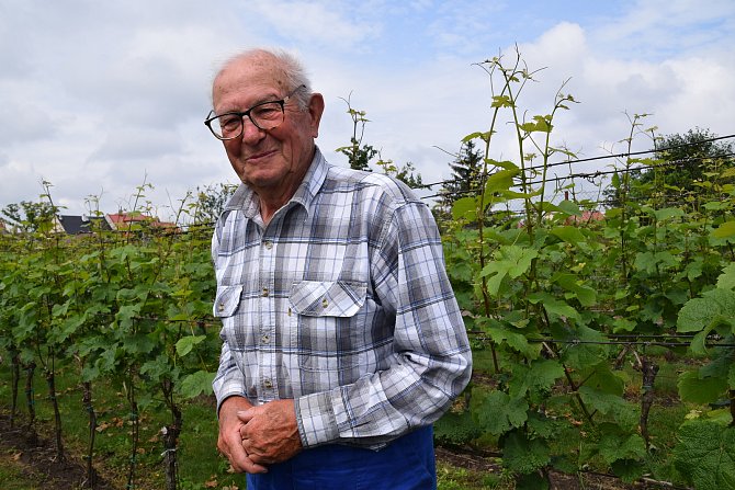 Neoveský vinař a odborník Lubomír Glos oslaví na podzim devadesátku. Před pár dny ho za přínos vědě ocenil jihomoravský hejtman Jan Grolich.