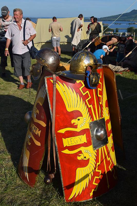 Hradisko u Mušova na Brněnsku hostilo první ročník Římsko-barbarského festivalu Germania subacta