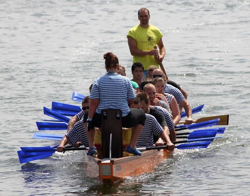 Autokemp pod Pavlovem o víkendu zaplnila tisícovka dragonů. Pálavský festival dračích lodí už je pro ně kultovní záležitostí. 