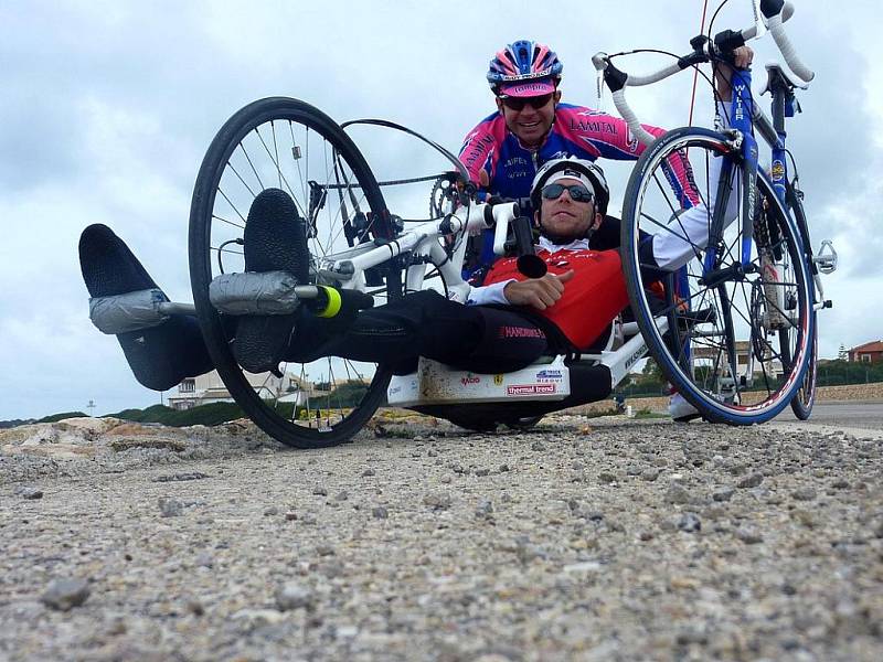 Handbiker Stanislav Bíza.