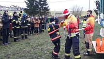 Hasiči z Velkých Němčic se účastnili posledního letošního závodu Moravské ligy TFA. Foto: Jan Doležal