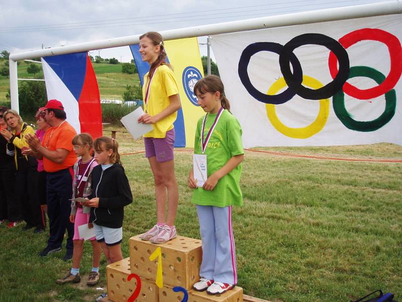 Olympiáda základních škol v Borkovanech.